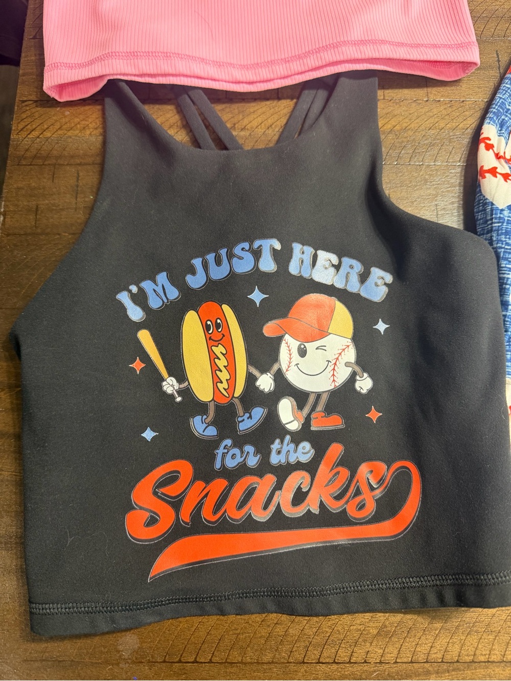 Baseball sister tank tops